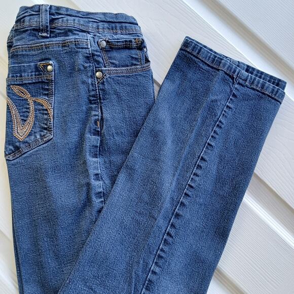 Gloria Vanderbilt Linda Perfect Fit Jeans 12 dark wash blue mid rise bootcut - Picture 12 of 12
